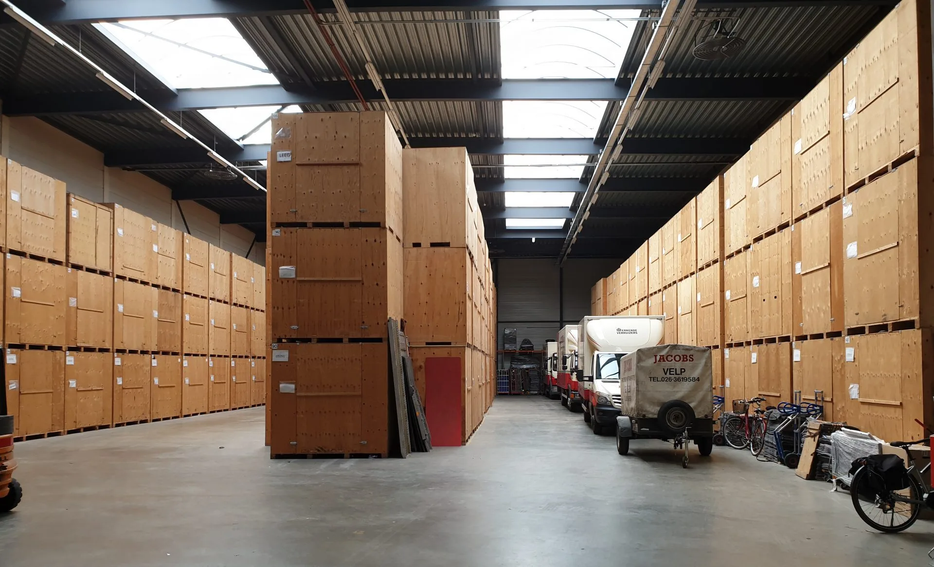 Jacobs Verhuizingen opslag Velp